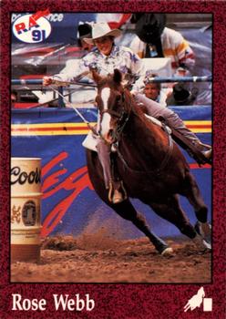 1991 Rodeo America Set B #90 Rose Webb Front